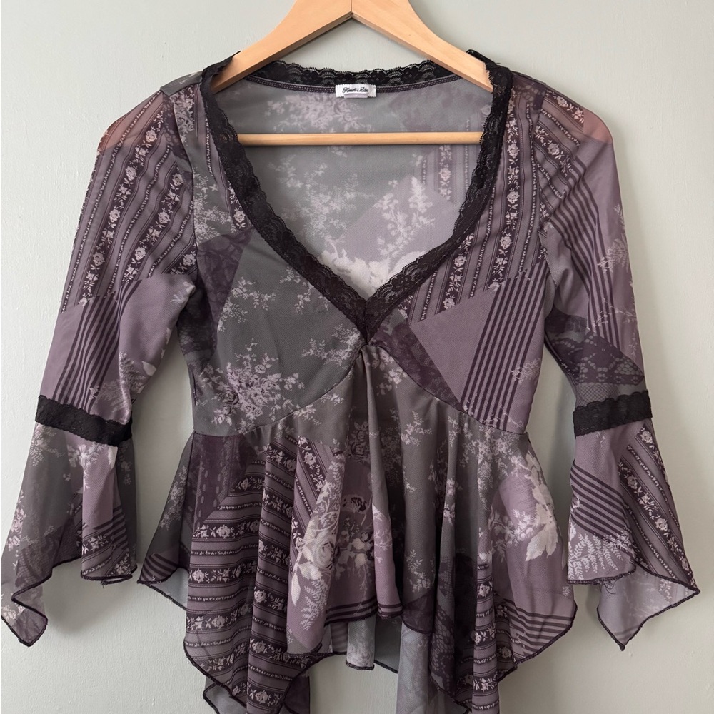 Whimsy Goth Kimchi Blue Top